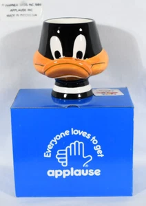 Applause Ceramic 1989 Mug Daffy Duck With Box & Hang Tag 4 1/2" Tall - Bild 1 von 8