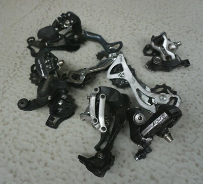 A021-746: 5 Shimano Schaltwerke Acera XT Tourney Ersatzteile / Defekt  - Bild 1 von 4