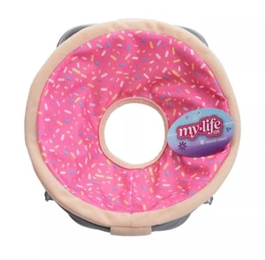 My Life As Pink Donut Saucer Chair for 18" Dolls Bedroom Furniture Accessory - Picture 1 of 2