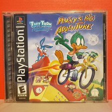 Tiny Toon Adventures: Plucky's Big Adventure Sony PlayStation 1 PS1 Complete!