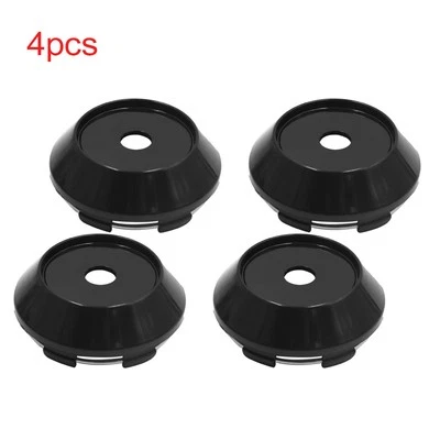 Cubiertas protectoras negras de tapacubos centrales para llantas de coche de plástico de 67 mm de diámetro 4 un. Foto 1 de 3