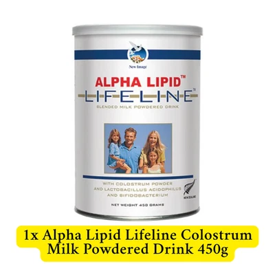 Alpha Lipid Lifeline Colostrum Milk Powder Cans 450g Economy Shipping x1 New - Image 1 of 4