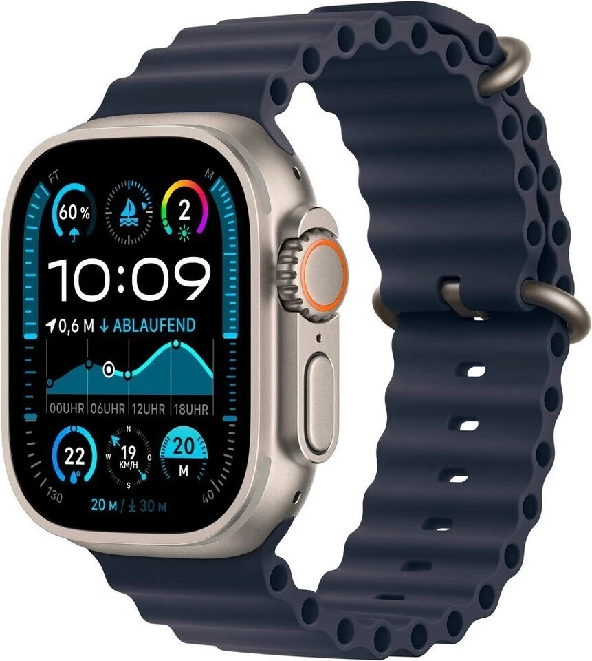 Apple Watch Ultra 2 49 mm Titan Natur GPS + Cellular – Ohne Zubehör - Bild 1 von 2
