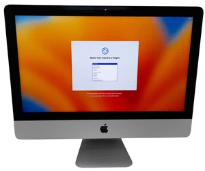 Apple iMac A1418 Mid 2017 21.5" 4K Retina i5-7400 @ 3.0GHz 16GB DDR4 240GB SSD - Picture 1 of 11