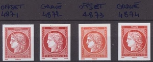 BRIEFMARKEN FRANKREICH NEU ** 2014 N 4871/4874 BRIEFMARKENSALON F4871 REF 1592 - Bild 1 von 1