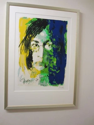 Siebdruck  Armin Mueller- Stahl " John Lennon " handsigniert GALERIERAHMUNG - Bild 1 von 4