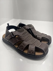 Sandali uomo George marroni comodi punta chiusa nuovi taglia 11 - Foto 1 di 5