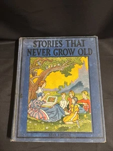 Vintage Stories That Never Grow Old Hardcover Star Edition 1938 Book Platt Monk - Picture 1 of 8