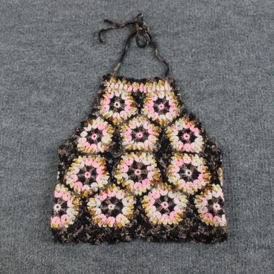 Море Нью-Йорк верхний маленький Safa крючком цветочный шерсти с бретелью через шею богемное крестьянский фестиваль - Изображение 1 из 4