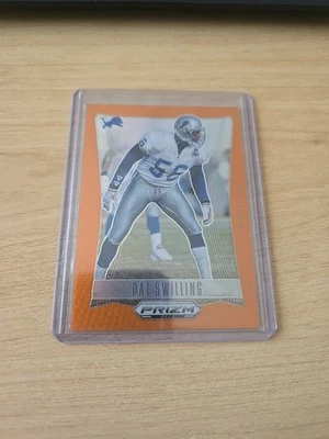 2024 Panini Prizm Deca - Pat Swilling #108 Orange Prizm /49 Lions - Image 1 of 2