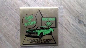Daytona Trophy Gas N' Stuff Rod Run 93 Automobilia Plaque 1993 - Picture 1 of 2