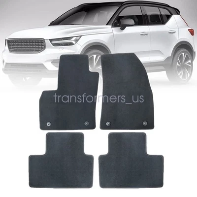 Alfombrillas delanteras y traseras negras nuevas para Volvo XC40 2019 2020 2021-2025 Foto 1 de 4
