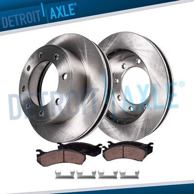 Rotores de freno traseros pastillas de freno para Chevy Silverado Sierra Yukon XL 2500 3500 HD Foto 1 de 4