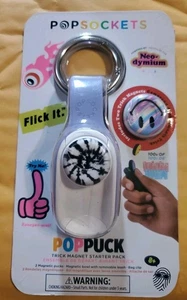 Popsockets PopPuck Trick Magnet Fidget Keychain Starter Pack Tie Dye NIP - Picture 1 of 2