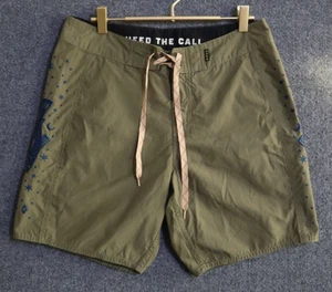 Howler Bros Shorts Men 30 x 7.5 Green Embroidered Swim Golf Hike Camp Fish EUC - Bild 1 von 7