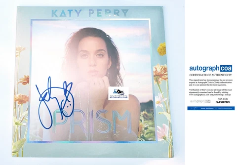 KATY PERRY AUTOGRAPH SIGNED PRISM VINYL LP ALBUM RECORD ACOA Cover
