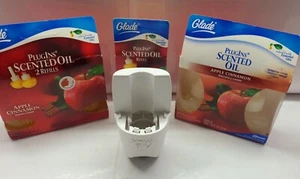 ¡NUEVO! Glade Plugins Recarga de Aceite Perfumado CANELA DE MANZANA 5 Olores + Tapón de Pared Blanco - Imagen 1 de 8