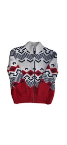 Lacoste Devanlay Chunky Knit Sweater Jacket Sz. 8 - Picture 1 of 6