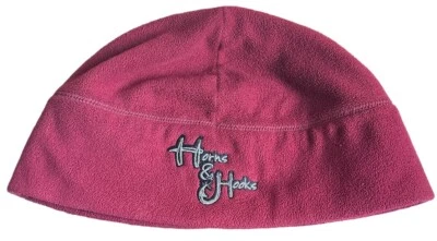 Port Authority Unisex Polar Gorro Cuernos y Ganchos Rojo Raro Sombrero Gorra Foto 1 de 4