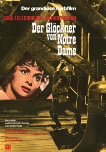 Der Glöckner von Notre Dame ORIGINAL A1 Kinoplakat A. Quinn / Gina Lollobrigida - Bild 1 von 1