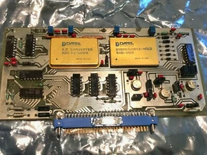 MILITARY PCB WITH DATEL SHM-6MM, ADC-HZ12BMM, OP16AJ, & OTHERS ae1*13 - Picture 1 of 5