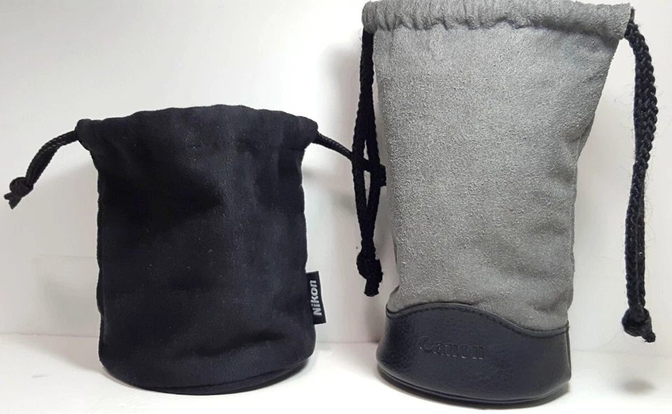 Juego de 2 fundas para lentes blandas Canon LP1019 y estuche para lentes blandas NIKON CL-1013 Foto 1 de 4