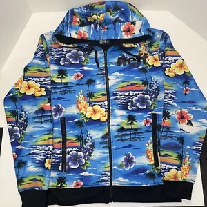 NEFF SHREDDER Mens Hoodie Size Medium Full Zip Island Hawaii Sweater - Picture 1 of 10