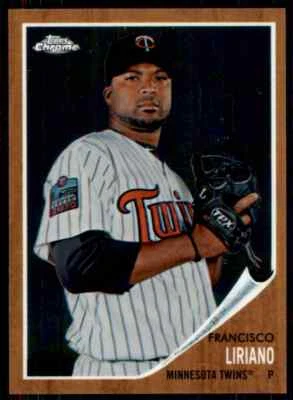 2011 Topps Heritage Chrome Francisco Liriano 0307/1962 Minnesota Twins - Image 1 of 2