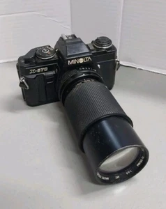 Minolta X-570 35mm Film SLR Camera w/ Vivitar 70-210mm Lens - AS IS - Picture 1 of 11