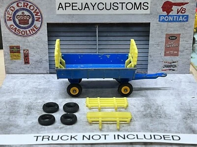 MATCHBOX SERIES - NO 40 - HAY WAGON TRAILER (TIRES AND ENDS ONLY) - Image 1 of 2