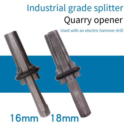 5 PIEZAS Cuñas para dividir rocas Cuñas de plumas Piedra Dividir demasiado L Foto 1 de 4