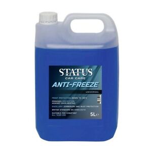 Status Car Care Blue -36 C Frost Protection Concentrate Antifreeze Coolant 5 L