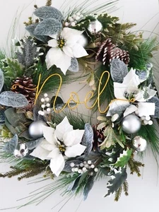 Noel Drahtwort / Drahtwörter / Weihnachtsdeko / Weihnachtskranz Noel - Bild 1 von 3