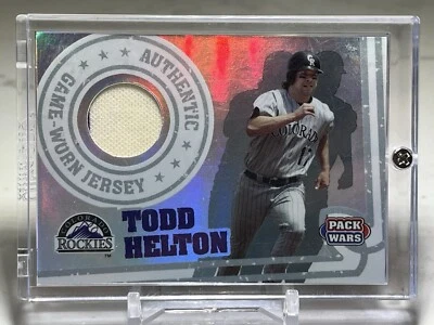 2005 Topps Pack Wars Todd Helton Relics #PWR-TH JM - Image 1 of 2