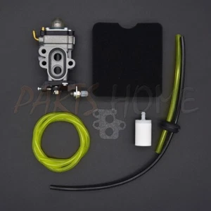 Husqvarna 130BT Backpack Blower Carburetor With Air Filter Fuel Line #504116101 - Picture 1 of 9
