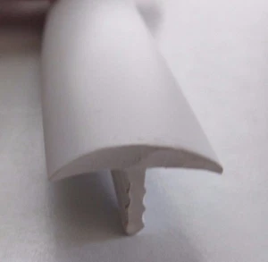 13/16" Coverage WHITE Flexible Vinyl T Molding Edge Trim Older Windows RV Boat   - Picture 1 of 5