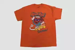 Kool-Aid Mens Oh Yeah! Kool-Aid Man Skateboarding Orange Shirt New S, L - Picture 1 of 2