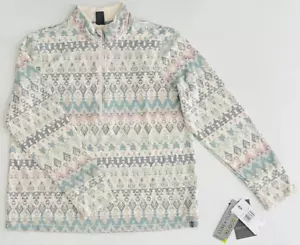 Free Country Ladies Luxe + Fleece Pullover Shirt Size Large 79 Sage Steel - Picture 1 of 5