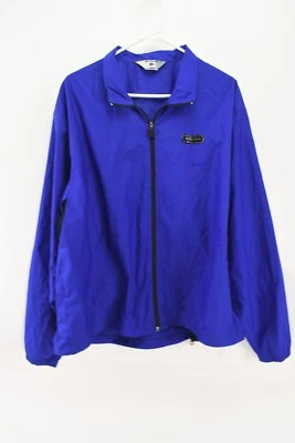 Sugoi Windbreaker Track Jacket Ventilation Blue Long Sleeve Zip Mens Size XL — 第 1/4 张图片