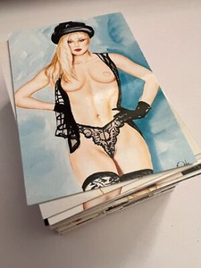 Olivia 3 - Ladies, Leather & Lace - 90 Trading Card Set - Comic Images 1994