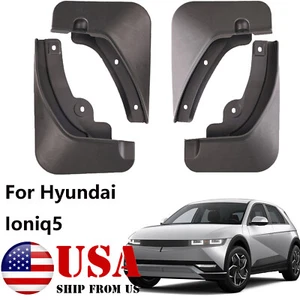 4X Guardabarros delantero trasero contra salpicaduras para Hyundai IONIQ5 2021-2024 Guardabarros - Imagen 1 de 7