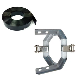 Chimney Cradle RATCHET Bracket Easy Fix Roof Mount 8" 13.5" with Stack Strap x 2 - Picture 1 of 5