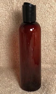 4 Unzen Bernstein PET Kugel Runde Flaschen 20/410 Schwarz Scheibenverschluss 48 Flaschen KOSTENLOSER VERSAND - Bild 1 von 3