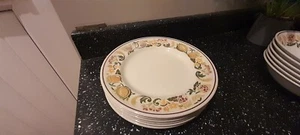 BOOTS AMBERLEY SALAD PLATES X 6 - Picture 1 of 2