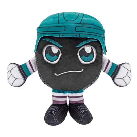 Bleacher Creatures Anaheim Ducks Mighty Ducks Logo 8" Kuricha Hockey Puck Plush Cover
