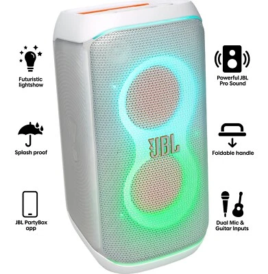 JBL PartyBox Club 120 Portable Bluetooth Speaker with Lights & Mic Input - White - Image 1 of 4