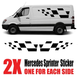 Mercedes Sprinter Grafik Streifen Wohnmobil SWB LWB Aufkleber Sticker ms6 - Bild 1 von 1
