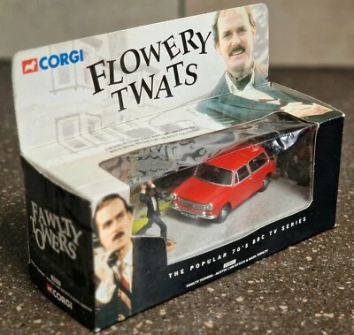 RARE Corgi 00802 'FLOWERY TWATS' headed Edition. Austin 1300 Estate & Basil  - Image 1 of 4