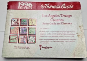 1996 Thomas Bros Guide Los Angeles & Orange Counties - Picture 1 of 4