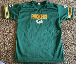 Green Bay Packers Mesh Jersey Youth Large YL  by Franklin VTG New Old Stock